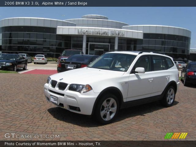 2006 BMW X3 3.0i in Alpine White
