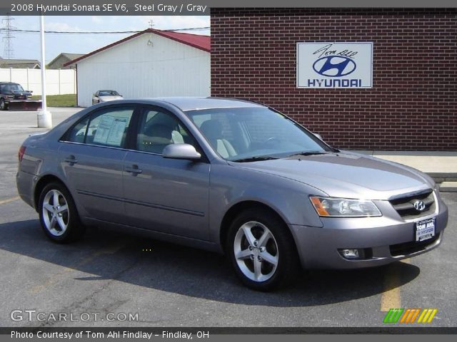 2008 Hyundai Sonata SE V6 in Steel Gray