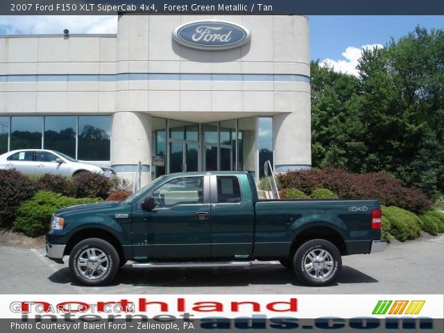 2007 Ford F150 XLT SuperCab 4x4 in Forest Green Metallic