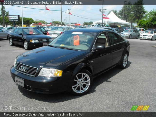 2002 Audi A6 4.2 quattro Sedan in Brilliant Black