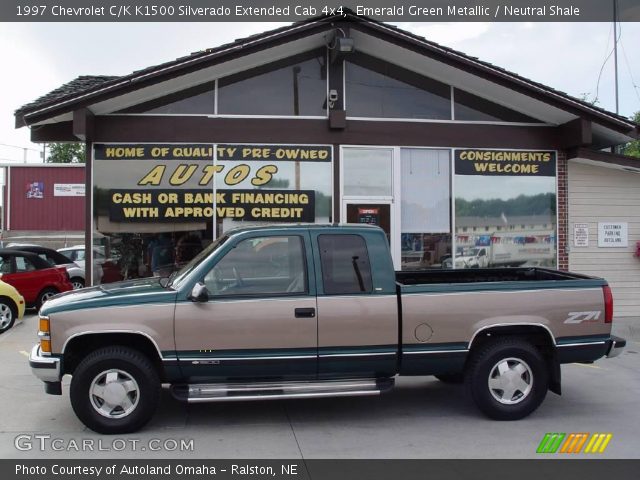 1997 Chevrolet C/K K1500 Silverado Extended Cab 4x4 in Emerald Green Metallic