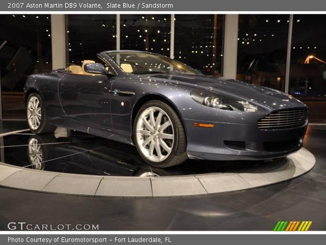 2007 Aston Martin DB9 Volante in Slate Blue