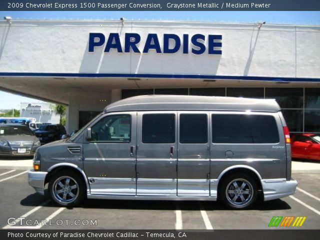 2009 Chevrolet Express 1500 Passenger Conversion in Graystone Metallic