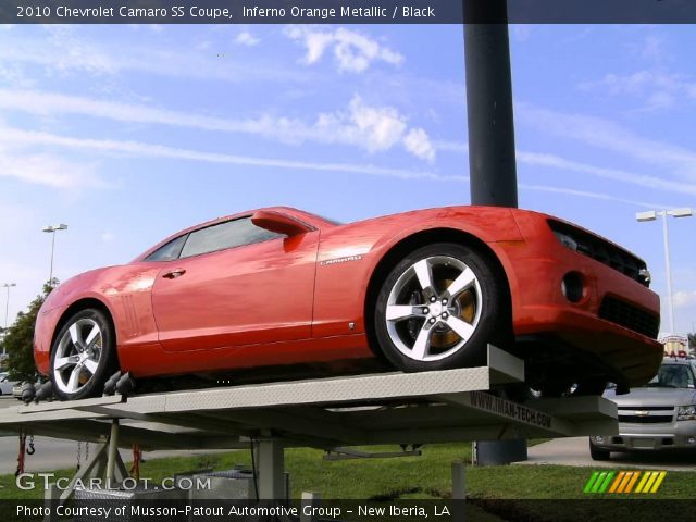 2010 Chevrolet Camaro SS Coupe in Inferno Orange Metallic