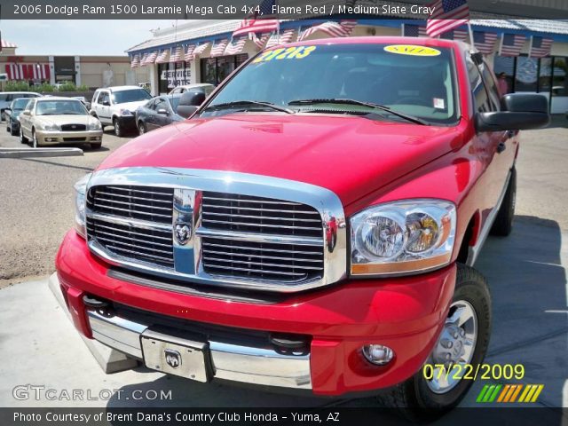 2006 Dodge Ram 1500 Laramie Mega Cab 4x4 in Flame Red