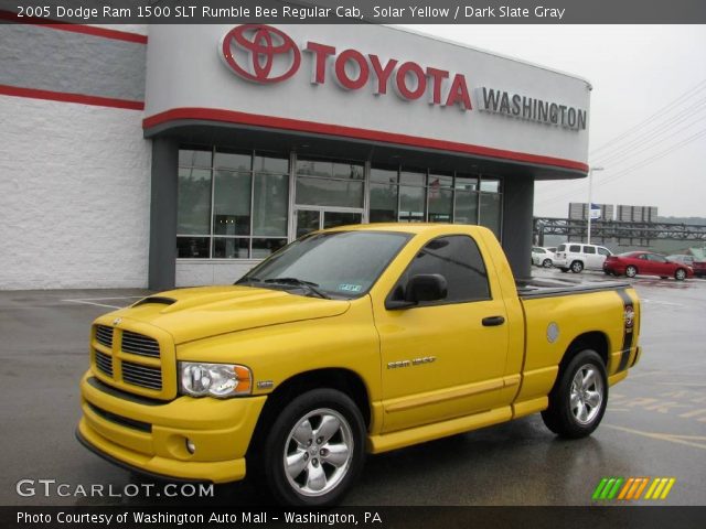 2005 Dodge Ram 1500 SLT Rumble Bee Regular Cab in Solar Yellow