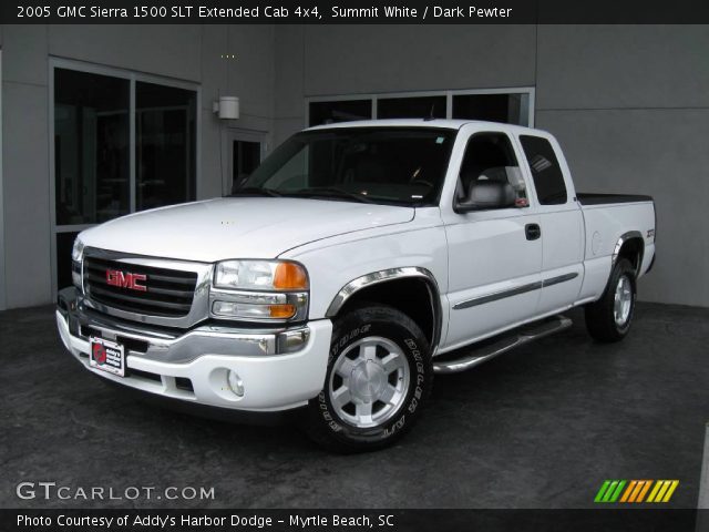 2005 GMC Sierra 1500 SLT Extended Cab 4x4 in Summit White