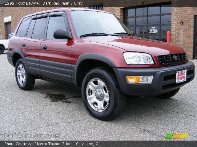 1999 Toyota RAV4  in Dark Red Pearl