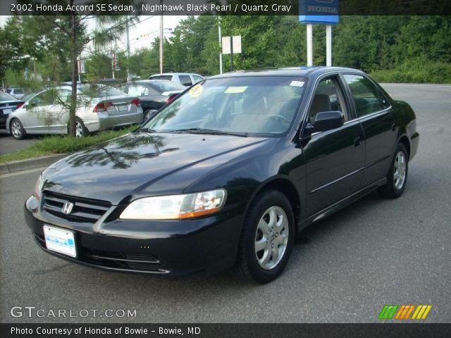 2002 Honda Accord SE Sedan in Nighthawk Black Pearl