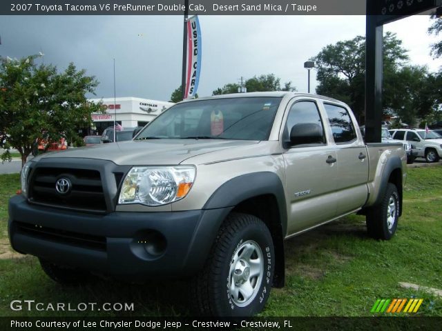 2007 Toyota Tacoma V6 PreRunner Double Cab in Desert Sand Mica