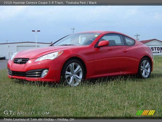 2010 Hyundai Genesis Coupe 3.8 Track in Tsukuba Red