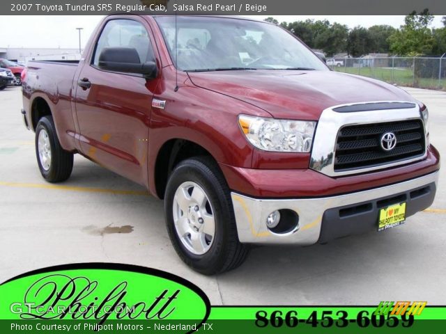 2007 Toyota Tundra SR5 Regular Cab in Salsa Red Pearl