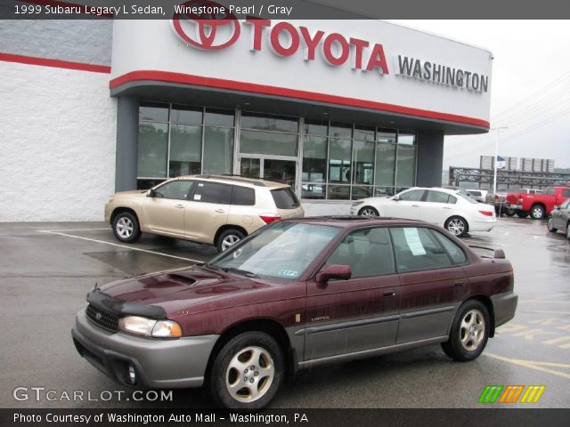 1999 Subaru Legacy L Sedan in Winestone Pearl