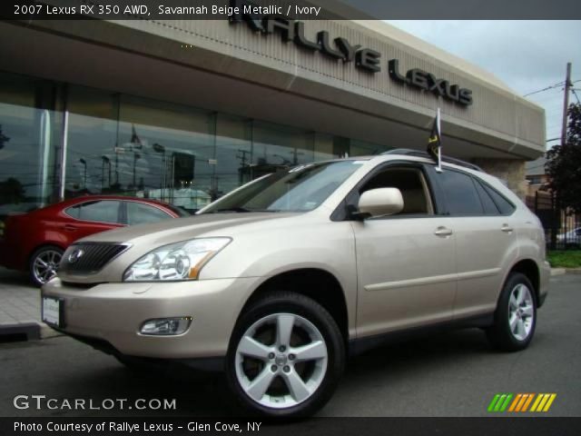 2007 Lexus RX 350 AWD in Savannah Beige Metallic