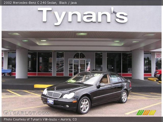2002 Mercedes-Benz C 240 Sedan in Black