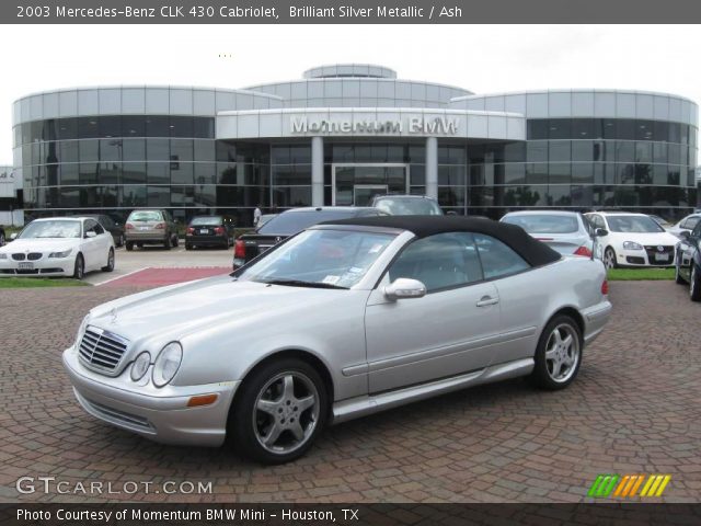 2003 Mercedes-Benz CLK 430 Cabriolet in Brilliant Silver Metallic