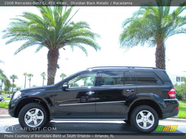 2008 Mercedes-Benz GL 450 4Matic in Obsidian Black Metallic