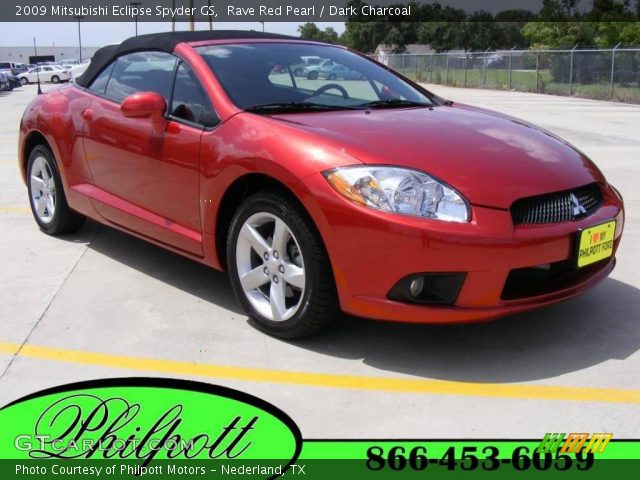 2009 Mitsubishi Eclipse Spyder GS in Rave Red Pearl