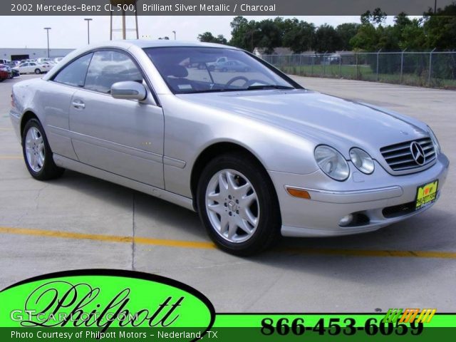 2002 Mercedes-Benz CL 500 in Brilliant Silver Metallic