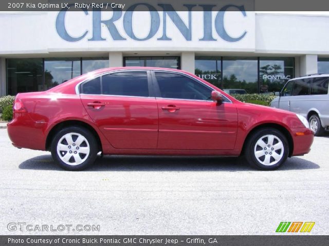 2007 Kia Optima LX in Ruby Red
