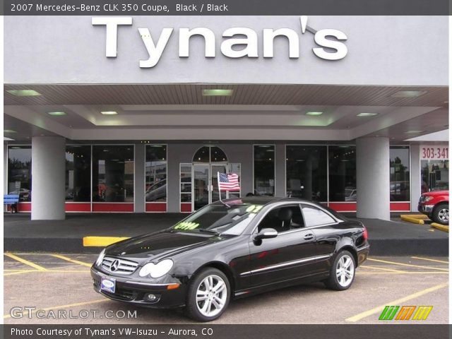 2007 Mercedes-Benz CLK 350 Coupe in Black