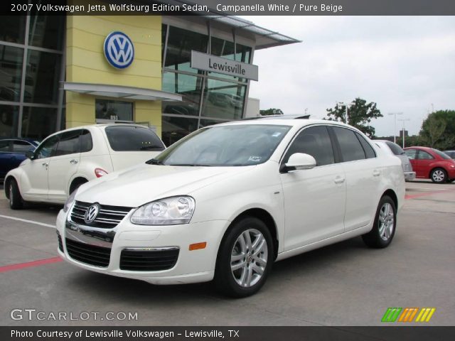 2007 Volkswagen Jetta Wolfsburg Edition Sedan in Campanella White