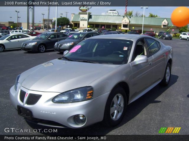 2008 Pontiac Grand Prix Sedan in Liquid Silver Metallic