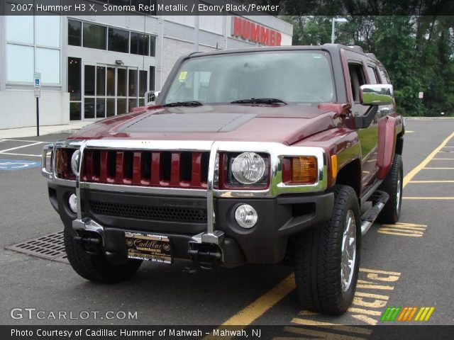 2007 Hummer H3 X in Sonoma Red Metallic