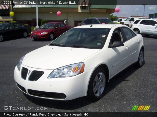 2008 Pontiac G6 Sedan in Ivory White