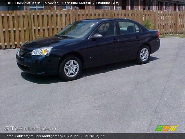 2007 Chevrolet Malibu LS Sedan in Dark Blue Metallic