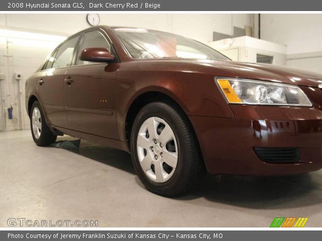 2008 Hyundai Sonata GLS in Dark Cherry Red