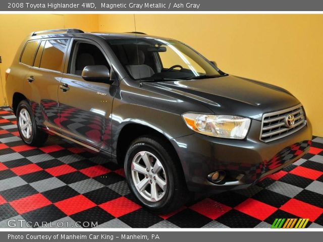 2008 Toyota Highlander 4WD in Magnetic Gray Metallic