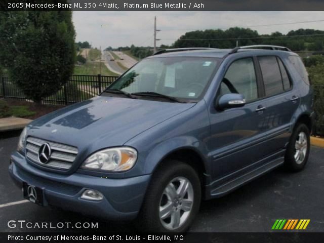 2005 Mercedes-Benz ML 350 4Matic in Platinum Blue Metallic