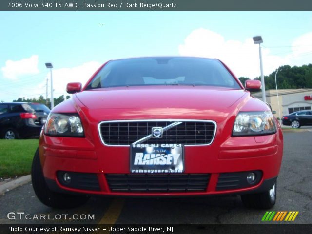 2006 Volvo  on 2006 Volvo S40 T5 Awd In Passion Red  Click To See Large Photo