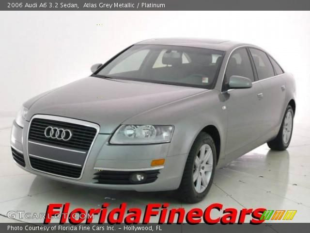 2006 Audi A6 3.2 Sedan in Atlas Grey Metallic