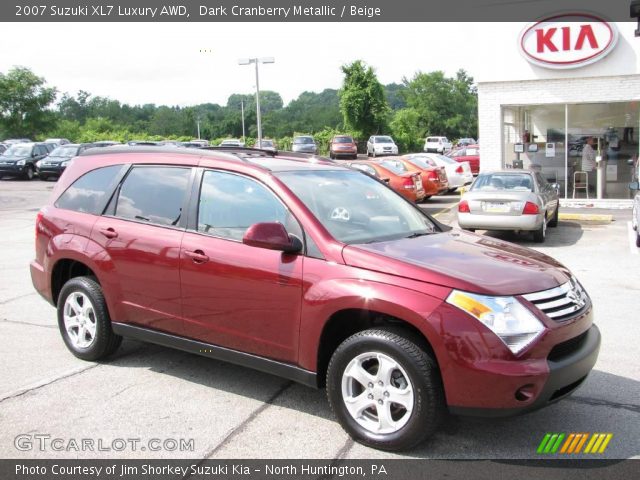 2007 Suzuki XL7 Luxury AWD in Dark Cranberry Metallic