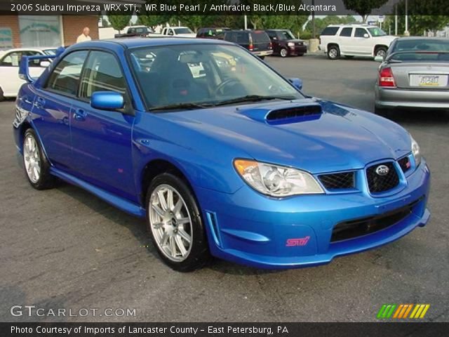 2006 Subaru Impreza WRX STi in WR Blue Pearl