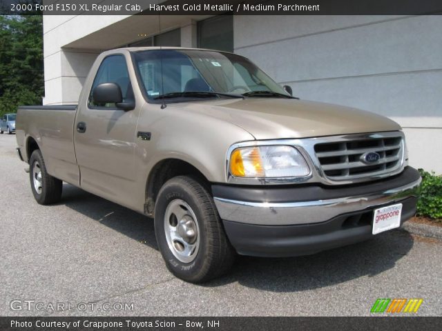 2000 Ford F150 XL Regular Cab in Harvest Gold Metallic