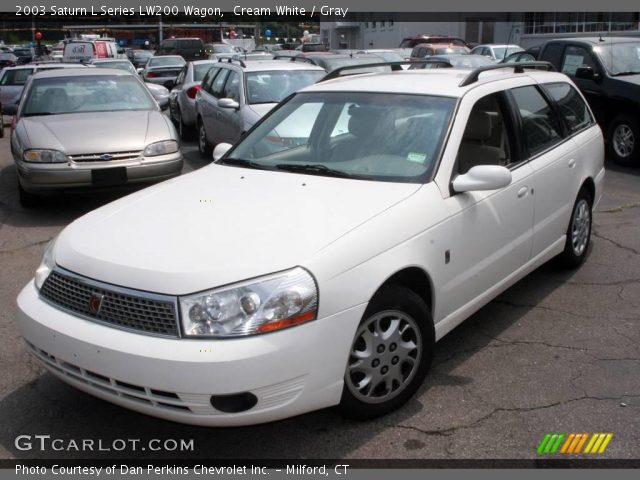 2003 Saturn L Series LW200 Wagon in Cream White