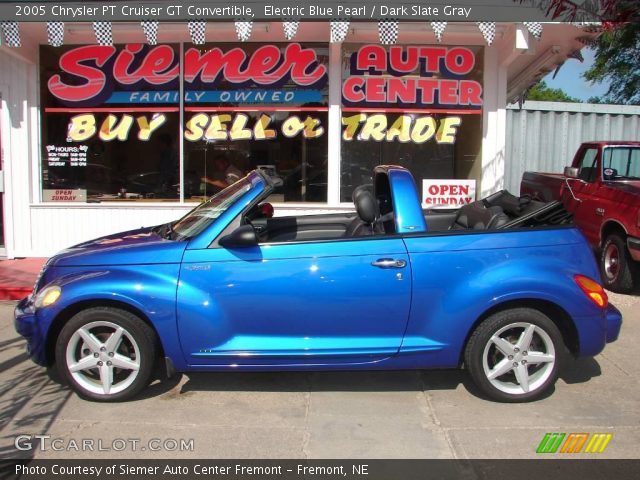 2005 Chrysler PT Cruiser GT Convertible in Electric Blue Pearl