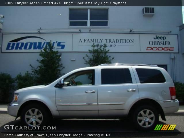 2009 Chrysler Aspen Limited 4x4 in Bright Silver Metallic