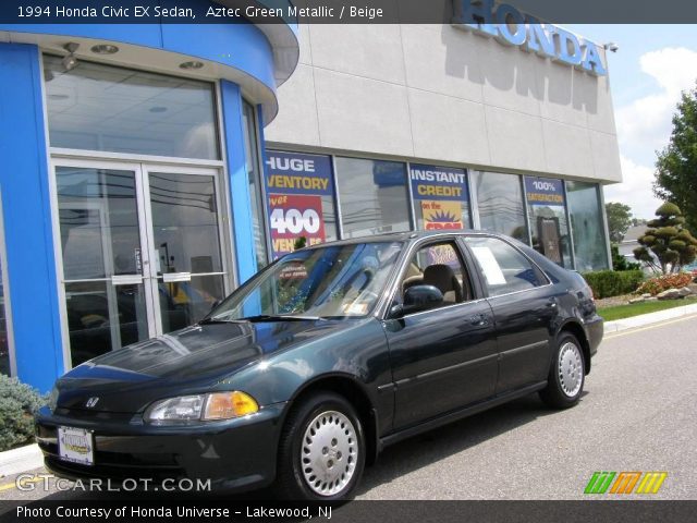 1994 Honda Civic EX Sedan in Aztec Green Metallic