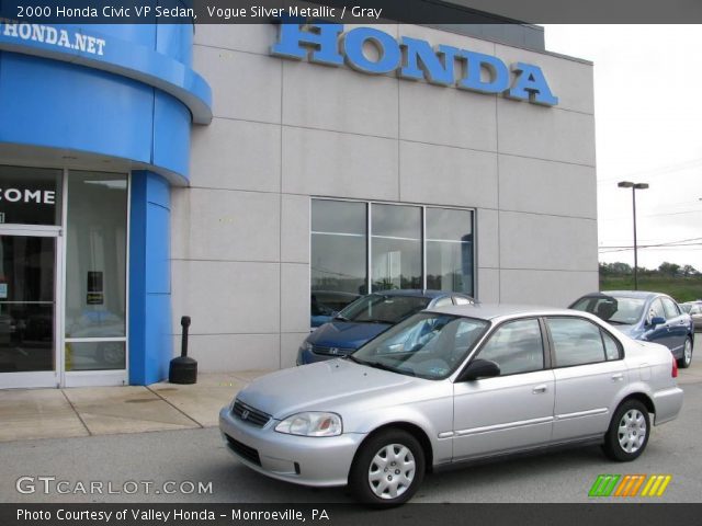 2000 Honda Civic VP Sedan in Vogue Silver Metallic