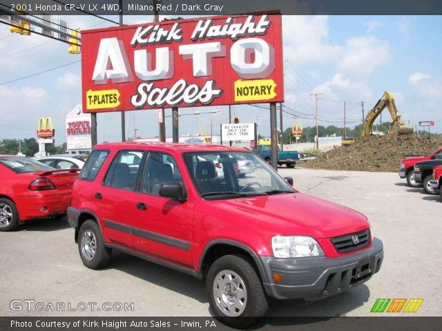 2001 Honda CR-V LX 4WD in Milano Red