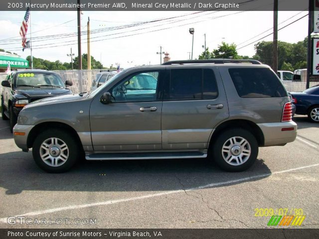 2003 Mercury Mountaineer Premier AWD in Mineral Grey Metallic