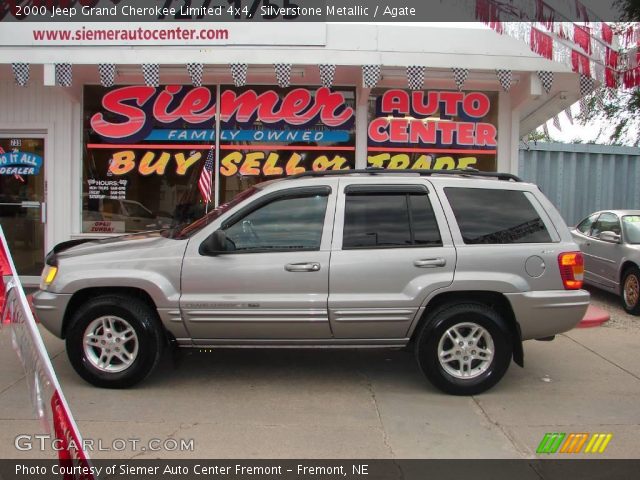 2000 Jeep Grand Cherokee Limited 4x4 in Silverstone Metallic