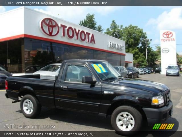 2007 Ford Ranger XL Regular Cab in Black