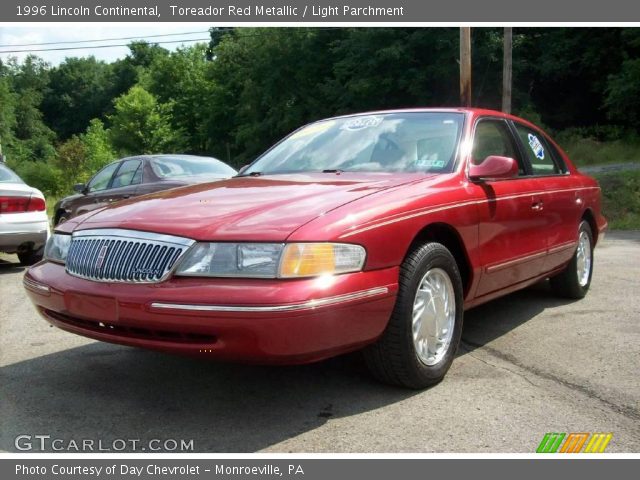 1996 Lincoln Continental  in Toreador Red Metallic