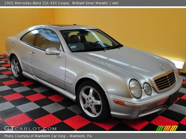 2002 Mercedes-Benz CLK 430 Coupe in Brilliant Silver Metallic