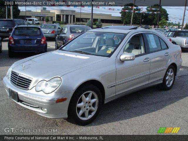 2003 Mercedes-Benz C 320 Sedan in Brilliant Silver Metallic
